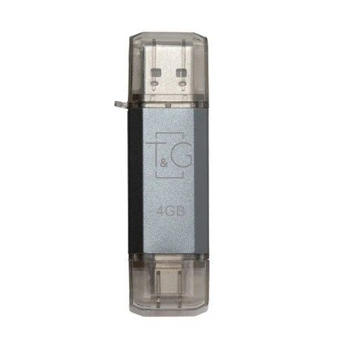Флеш накопитель USB 4Gb T&G Star TG009TC, Silver, Type-C / USB 2.0 (TG009TC-4GSL) 305166 фото