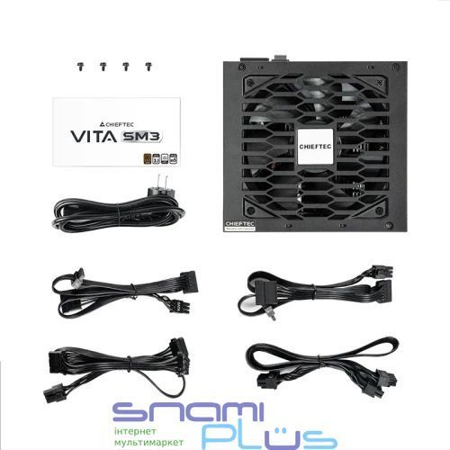 Блок живлення 750 Вт, Chieftec VITA SM3, Black (BPX-750-C) 310916 фото