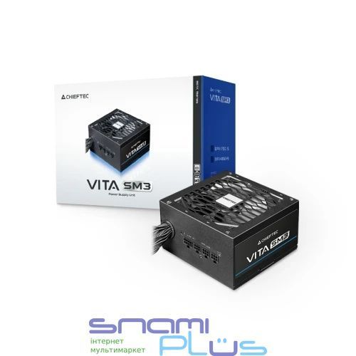 Блок живлення 750 Вт, Chieftec VITA SM3, Black (BPX-750-C) 310916 фото