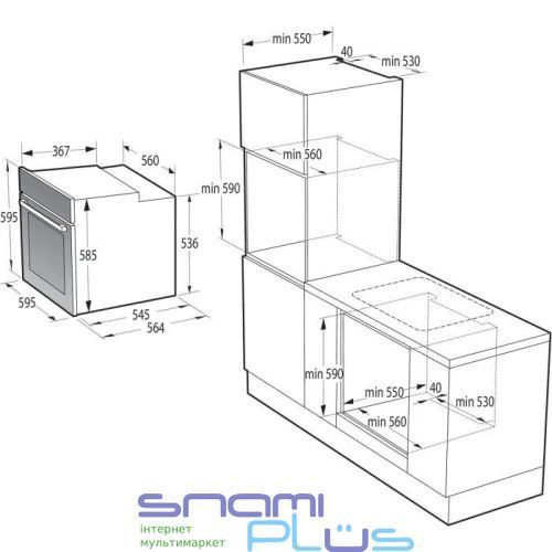Духовой шкаф Gorenje BOS6747A01BG 328792 фото