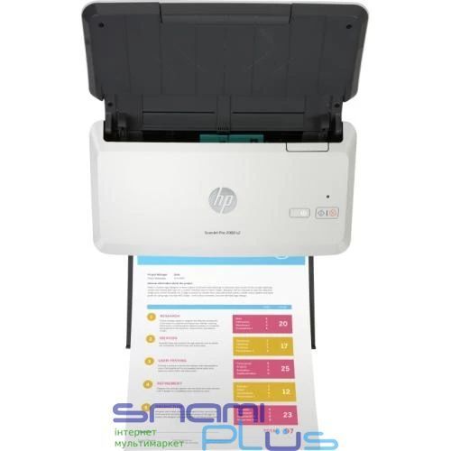 Документ-сканер HP ScanJet Pro 2000 s2, White/Black (6FW06A) 206501 фото