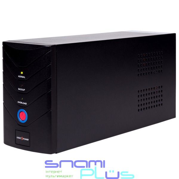 ИБП LogicPower LP-1700VA Black, 1700VA, 1020W, линейно-интерактивный, 2 розетки (Schuko), батарея 12В/8.5Ач x 2 шт, корпус пластик / металл(8295) 172926 фото