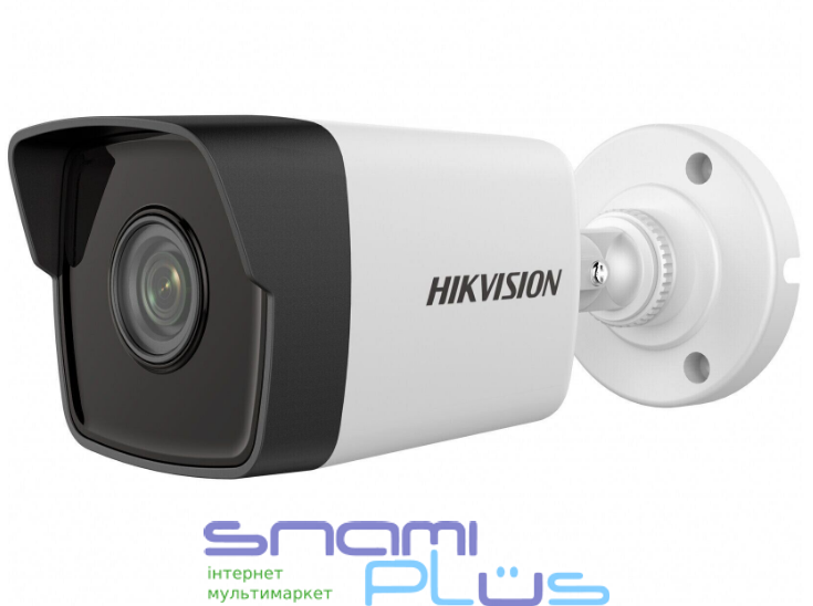 IP камера Hikvision DS-2CD1021-I(F) (4 мм), 2 Мп, 1/2.7' CMOS, 1920x1080, H.264/MJPEG, день/ніч, ІЧ підсвічування до 30 м, RJ45, IP67, 178х68х66 мм 229572 фото