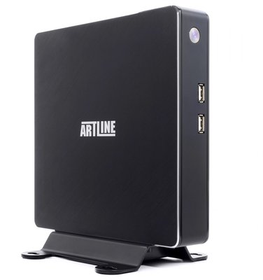 Неттоп Artline Business B11, Black, Celeron J4105 (4x1.5-2.5 GHz), 8Gb DDR4 2666 MHz SO-DIMM, 240Gb SSD, UHD Graphics 600, WiFi 5, GLan, 2xUSB 3.0 / 2xUSB 2.0, HDMI, DOS, VESA кріплення в комплекті (B11v14) 271175 фото