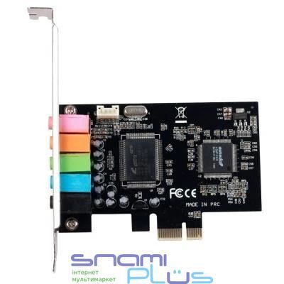 Звукова карта, PCI-E 1x, 32-bit, 6-Channels (M-CMI8738-PCI-E-6CH) (Bulk) 149333 фото