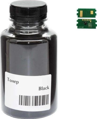 Тонер + чип Kyocera TK-170, Black, 210 г / 7200 копий, AHK (50000392) 275271 фото