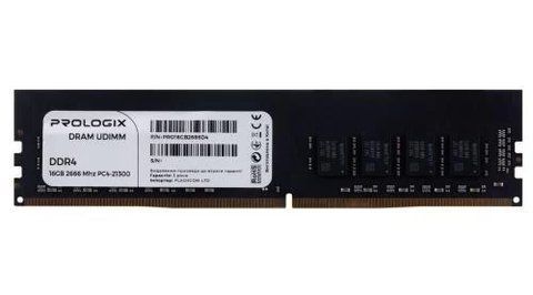 Пам'ять 16Gb DDR4, 2666 MHz, ProLogix, 19-19-19-43, 1.2V (PRO16GB2666D4) 286127 фото