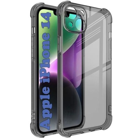 Бампер для Apple iPhone 14, BeCover, Anti-Shock, Grey (708242) 270688 фото