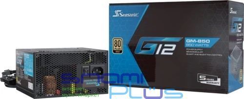 Блок живлення 850 Вт, Seasonic G12 GM, Black (G12 GM-850) 304934 фото