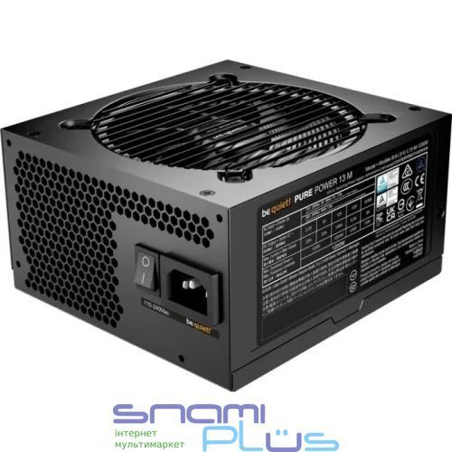 Блок живлення 1200 Вт, be quiet! Pure Power 13 M, Black (BP029EU) 329649 фото