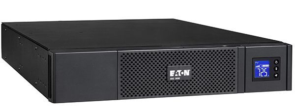 ДБЖ Eaton 5SC, Black, 2U, 1500VA / 1050 Вт, 8xC13, USB / RS232, LCD екран, 86x440x405 мм, 17.8 кг (5SC1500IR) 197299 фото