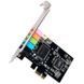 Звукова карта, PCI-E 1x, 32-bit, 6-Channels (M-CMI8738-PCI-E-6CH) (Bulk) 149333 фото 1