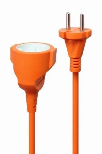 Подовжувач мережевий Cablexpert, 1 розетка, 20 м, Orange (PC-186XOD-O-20M) 330626 фото