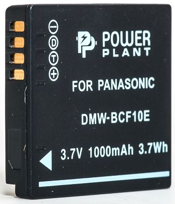 Акумулятор Panasonic DMW-BCF10E, PowerPlant, 1000 mAh / 3.7 V, Li-Ion (DV00DV1254) 244702 фото