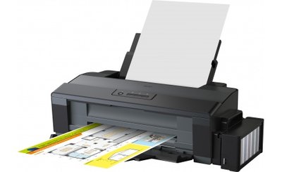 Принтер струменевий кольоровий A3+ Epson L1300, Black, 5760х1440 dpi, до 15/5.5 стор/хв, USB, вбудоване СБПЧ по 70 мл, чорнило 664 (C11CD81402) 120994 фото