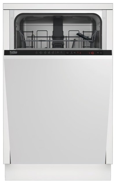 Вбудована посудомийна машина Beko DIS35021, White, комплектів посуду 10 шт, програм миття 5 шт, сенсорне, A++, 81.8x44.8x55 см 238733 фото