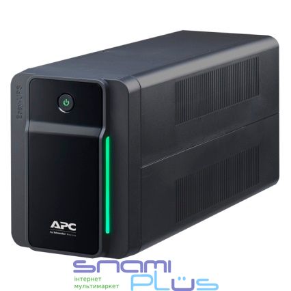 Источник бесперебойного питания APC Easy-UPS 900VA, Black, 480 Вт, 2xSchuko, AVR, IP20, 160x120x355 мм, 6 кг (BVX900LI-GR) 240894 фото