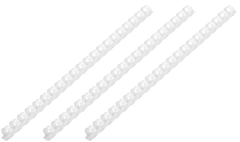Пружини пластикові 2E, діаметр 12 мм, білі, 100 шт (2E-PL12-100WH) 258803 фото