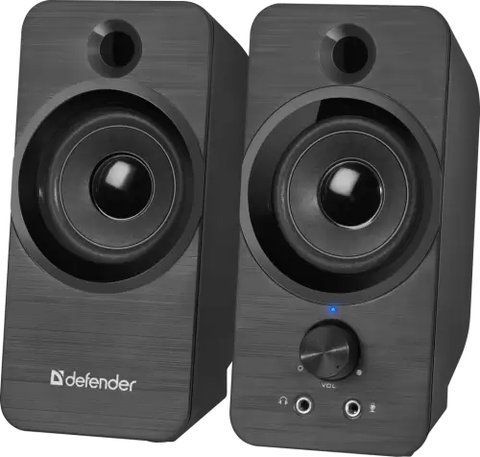 Колонки 2.0 Defender SPK-190, Black, 8 Вт, 3.5 мм, живлення від USB (65190) 206506 фото