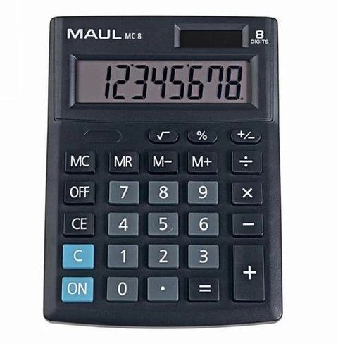 Калькулятор Maul MC8, Black 291837 фото