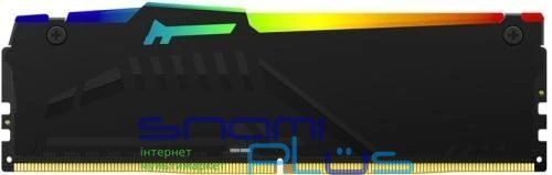 Память 16Gb x 2 (32Gb Kit) DDR5, 6400 MHz, Kingston Fury Beast RGB (EXPO), Black (KF564C32BBEAK2-32) 287360 фото
