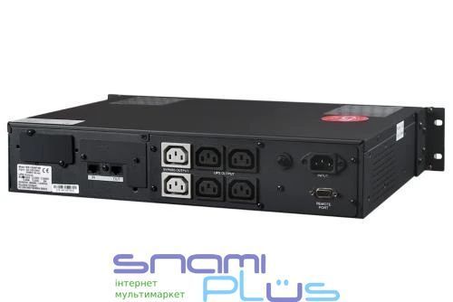 Джерело безперебійного живлення PowerCom KIN-1200AP RM LCD (2U), Black 266021 фото