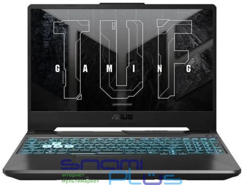 Ноутбук 15' Asus TUF Gaming A15 FA506NF-HN009 (90NR0JE7-M00310) Graphite Black 15.6' FullHD 1920x1080 IPS матовий 144Hz, AMD Ryzen 5 7535HS 3.3-4.55GHz, RAM 16GB, SSD 512GB, nVidia GeForce RTX 2050 4GB, DOS, підсвічування клавіатури 288655 фото