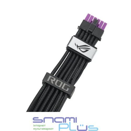 Кабель для питания видеокарты 12+4-pin - 2x6-pin, Asus ROG Equalizer, 600 Вт, 75 см(90YE00BN-B0QA00) 330398 фото