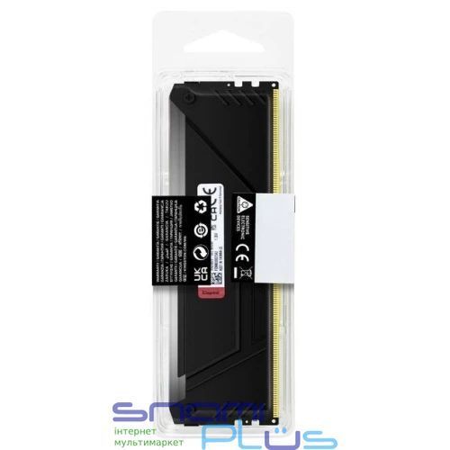 Память 8Gb DDR4, 3200 MHz, Kingston Fury Beast RGB, Black (KF432C16BB2A/8WP) 316991 фото