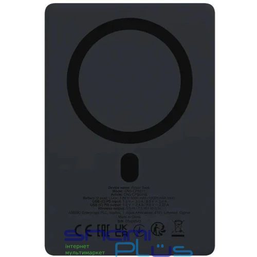 Универсальная мобильная батарея 10000 mAh, Canyon OnPower 511, Black, 20 Вт (CNS-CPB511B) 322011 фото