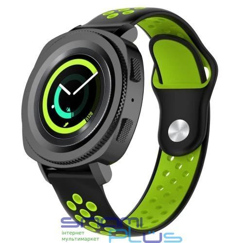 Ремешок для Xiaomi Amazfit Bip (20mm) Lite/Bip S Lite/Bip 3, BeCover Vents Style, Black-Yellow 276472 фото