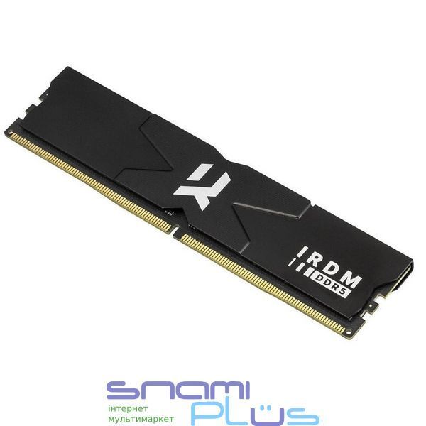 Память 16Gb x 2 (32Gb Kit) DDR5, 5600 MHz, Goodram IRDM, Black (IR-5600D564L36S/32GDC) 306998 фото
