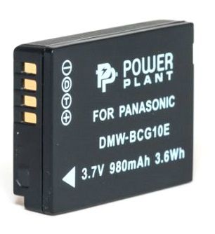Акумулятор Panasonic DMW-BCG10, PowerPlant, 980 mAh / 3.7 V, Li-Ion (DV00DV1253) 244703 фото