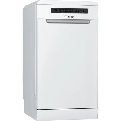 Посудомийна машина Indesit DSFO3T224C, White, вузька, комплектів посуду 10 шт, програм миття 8 шт, електронне керування, A++, 85x45x59 см 253483 фото