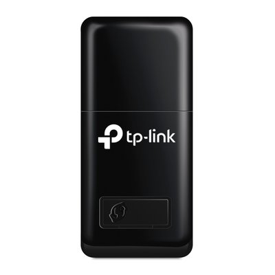 Мережевий адаптер USB TP-LINK TL-WN823N, Black, до 300 Мбіт/с, 802.11n, WPS, USB 2.0, вбудована антена, мініатюрний дизайн 106990 фото