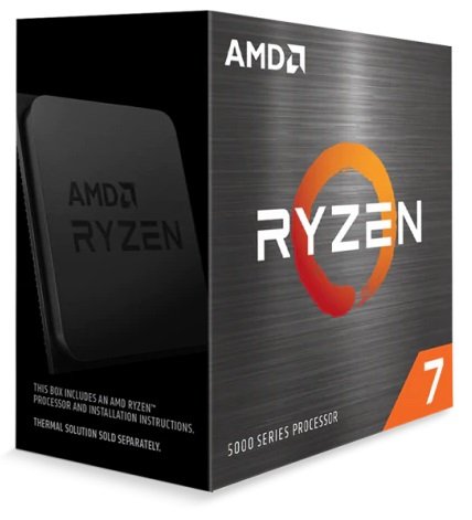 Процесор AMD (AM4) Ryzen 7 5800X, Box, 8x3.8 GHz (Turbo Boost 4.7 GHz), L3 32Mb, Zen 3, 7 nm, TDP 105W, розблокований множник, система охолодження в комплекті не йде (100-100000063WOF) 213666 фото