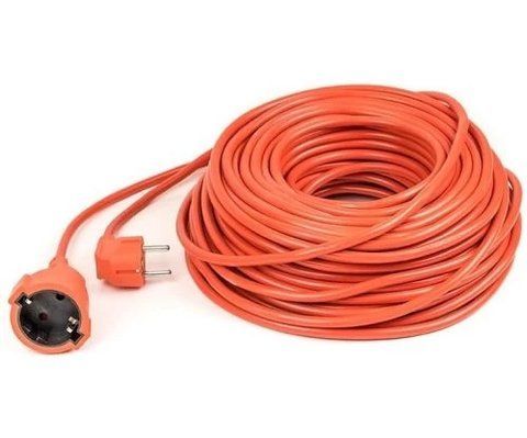 Подовжувач мережевий PowerPlant, 1 розетка, 40 м, Red (PPCA16M40S1L) 278573 фото