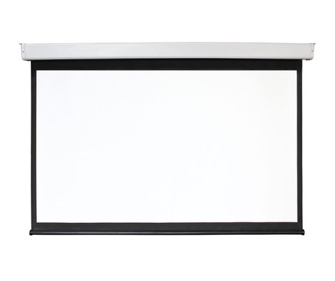 Екран настінний 2E, 100', 16:9, 221х123 см, моторизований механізм, матове біле полотно, укріплене скловолокном, 10 кг (0169100E) 190016 фото