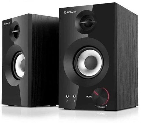 Колонки 2.0 REAL-EL S-420 Black 279564 фото