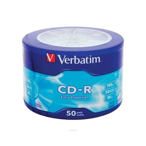 Диск CD-R Slim Case, Verbatim "Extra Protection", 700Mb, 52x, 10 шт (43415) 124149 фото