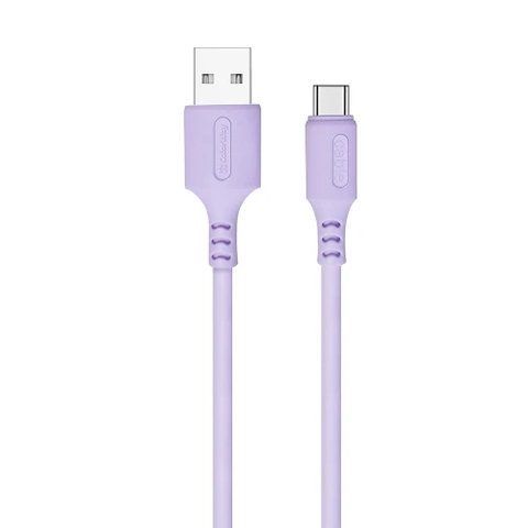 Кабель USB AM - Type-C, 1 м, Purple, ColorWay, 2.4A (CW-CBUC044-PU) 307162 фото
