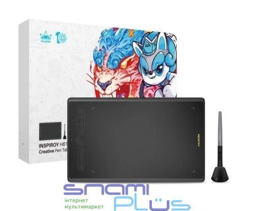 Планшет Huion H610X USB, Black 273577 фото