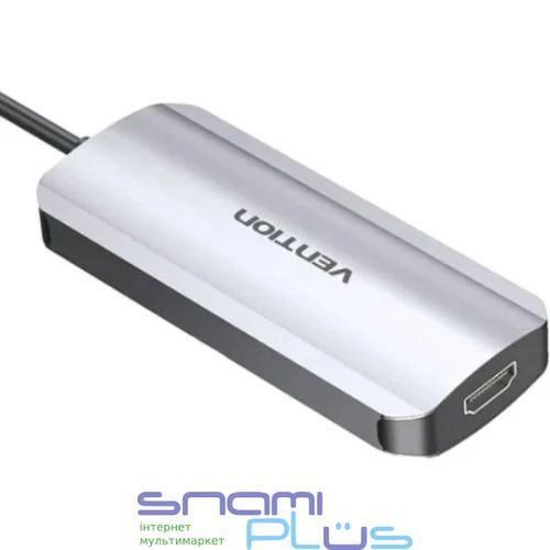 Хаб USB Vention 5-in-1, Grey (THFHB) 322703 фото