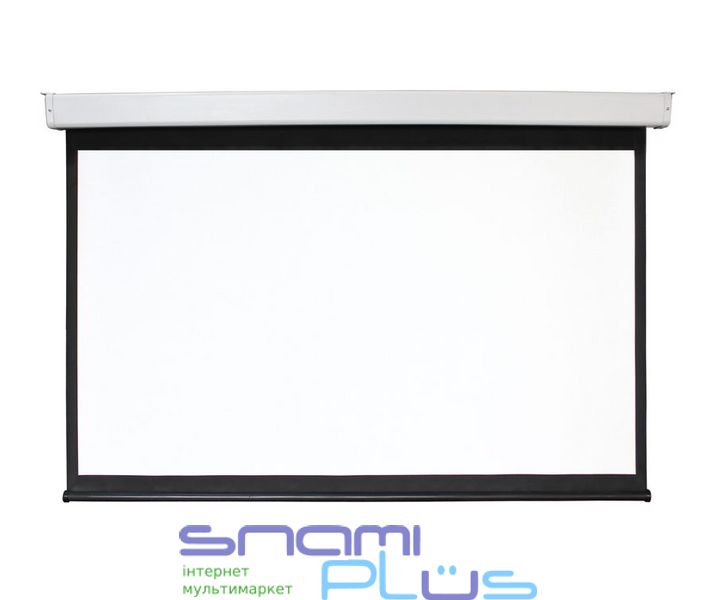 Экран настенный 2E, 100', 16:9, 221х123 см, моторизированный механизм, матовое белое полотно, укрепленное стекловолокном, 10 кг (0169100E) 190016 фото