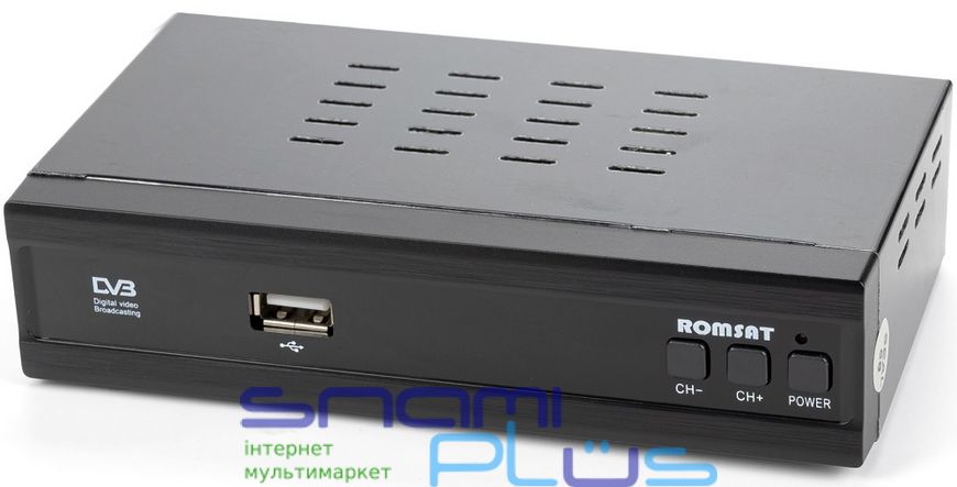 TV-тюнер зовнішній автономний Romsat T7085HD Black, DVB-T2, PVR, HDMI, USB 276325 фото