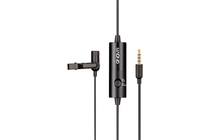 Мікрофон 2E Maono ML010, Black, всеспрямований, 3.5 мм, 6 м, 1xLR44, 'мікрофон-петлічка' (2E-ML010) 220173 фото