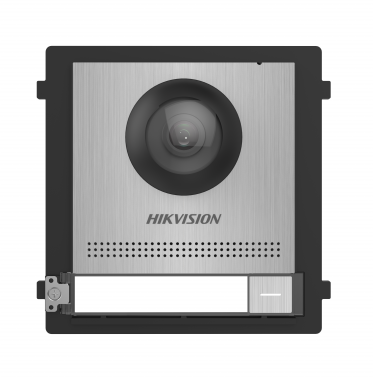 Панель виклику Hikvision DS-KD8003-IME1/S, 2 Мп, 1080р, RJ-45, IP65, PoE, 100х98х44 мм, Silver/Black 240054 фото