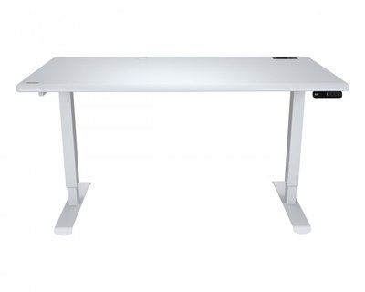Комп'ютерний стіл Cougar Royal 150 White, для геймера, з електричним регулюванням висоти 71-122 см, вбудований блок розеток, максимальне навантаження 100 кг 235768 фото