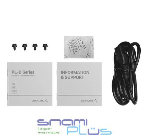 Блок живлення 650 Вт, Deepcool PL650D, Black (R-PL650D-FC0B-EU-V2) 288311 фото