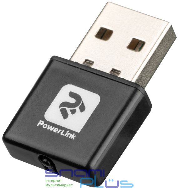 Мережевий адаптер USB 2E PowerLink WR812 N300, Black, 2.4GHz (802.11b/g/n), чіп RTL8192 (2E-WR812) 226455 фото